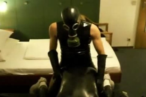 3 agreeable males pound two Holes Of juicy Moaning Rubber legal age teenager