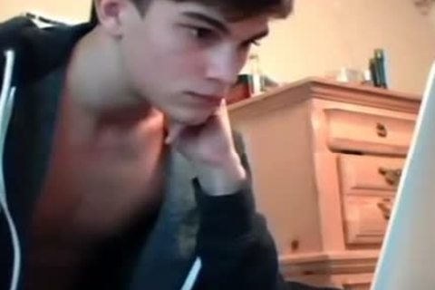 lustful legal age teenager undresses naked On web camera