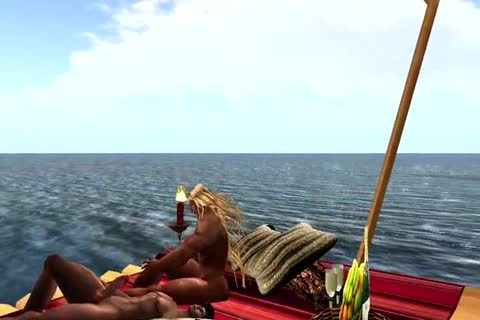 Coming Home Form A Fishing Trip And Find Your Partner Floating On A Raft Which Makes u handsome En The Rest Is As It Is.