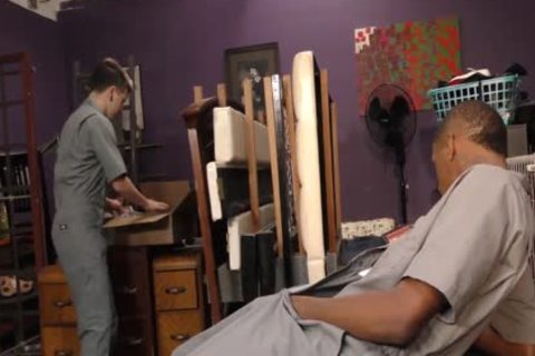 bald White Emo man gets Nailed By A Hung black lad