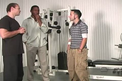 darksome guys nailing A White man At The boy