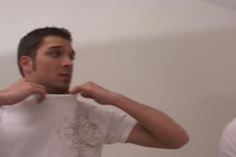 homosexual Camping Shower Sex Erik Moved Over Ross's rod And Ross