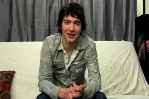 twink Josh Bensan Interviewed Then Wanked His wang