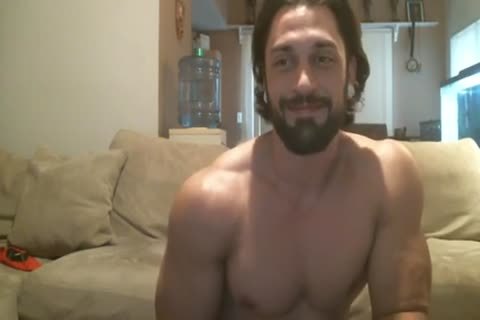 Very handsome Muscle twink stroking