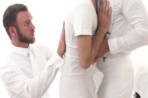 MormonBoyz- unrepining twink hammers Two daddy men