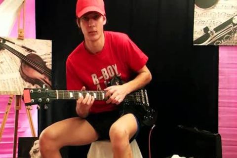 Here's A homosexual teen To Plays Guitar