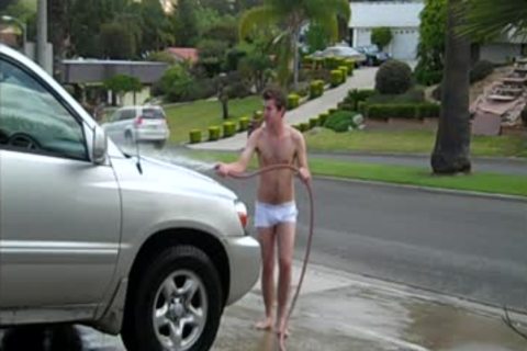 Boner lad exposed On The Public Street