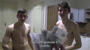 Slovakian boy with large  rod got banged
