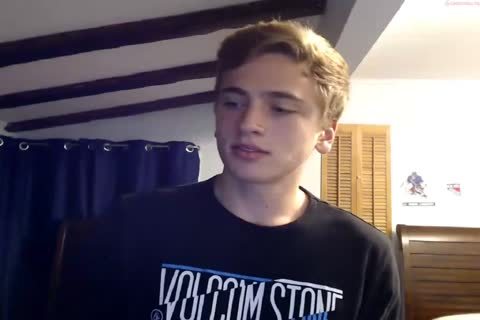 Blond teen Cums On dildo And Licks his love juice - Chaturbate