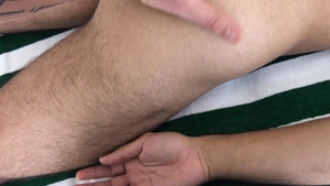 LatinLeche: Very sensual Bam Bam dick sucking on the street