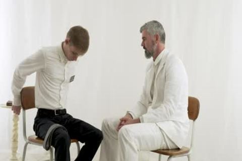 Hung Priest Barebacks dirty Church lad