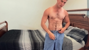 Sean Cody: Archie playing with toys in the bed