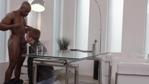 Noir Male: Brown hair Max Konnor licking ass doggy fucking