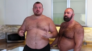 BearBack.com: Hunter Scott jerking Brad Kalvo