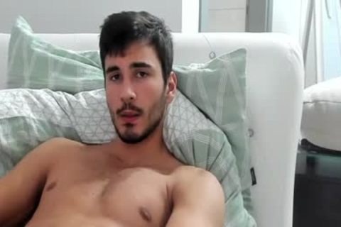 handsome youthful chap Masturbating In web camera