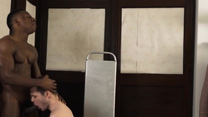 Black Godz: Virgin black cock Liam Cyber painful anal