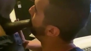 blow BBC In Christmas With Popper