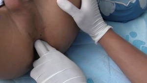 Doctor Twink: Wet asian doctor butt fuck in office