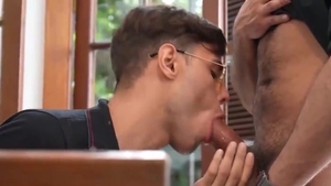 Latin guy Teacher banged His Cuute Student Mercilessly