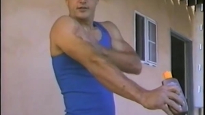 Mike The Spike Flexes On The Balcony For old Reliable