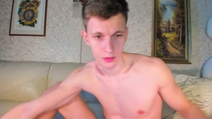 Kevin charming Blond teen Cums On web camera three
