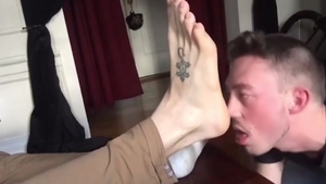 King Paul Worshipped By His Foot Freak