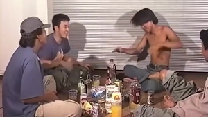 Fabulous Adult Scene homosexual brunette hair cute charming One