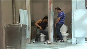 Falcon Studios: Roman Takes it Over the Can