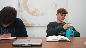 Men: Professor Catches Twink's Secret Stroking