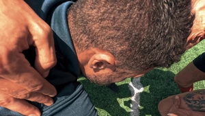 Men: Rugby rivals' lusty shower