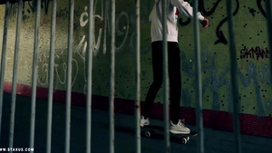 Spunk-Stained Skateboards