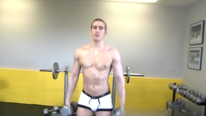 Mason Wyler: Wrestling With Dumbbells And Dicks