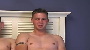 Active Duty: Kody's Hard Cock Takes Both Pals at Once