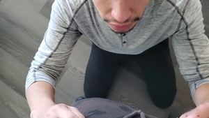 AmateurGayPOV: Big Dicked Neighbor Fucks Roman
