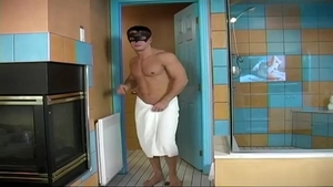 maskurbate: Big Cock Eruption at the Spa